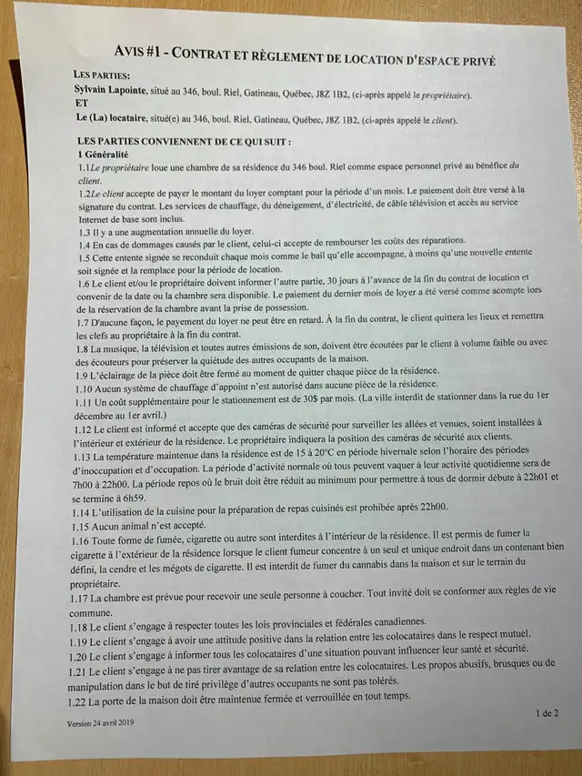 Chambre à louer pour une fille – Secteur GÉGEP, Héritage, UQO – - Photo 10