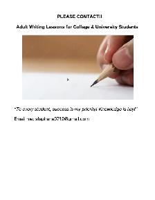 Essay Writing Lessons, Academia, Research, Exams, and Stories