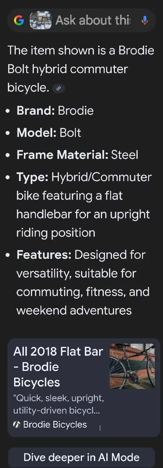 Brodie bicycle - Photo 6