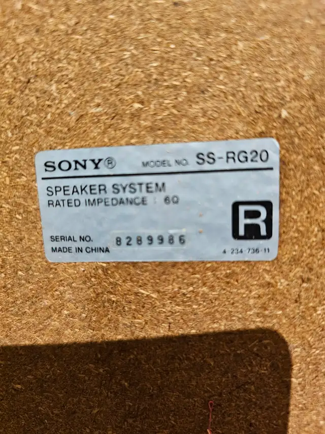 Sony Bookshelf Speakers  SS-RG20 - Photo 3