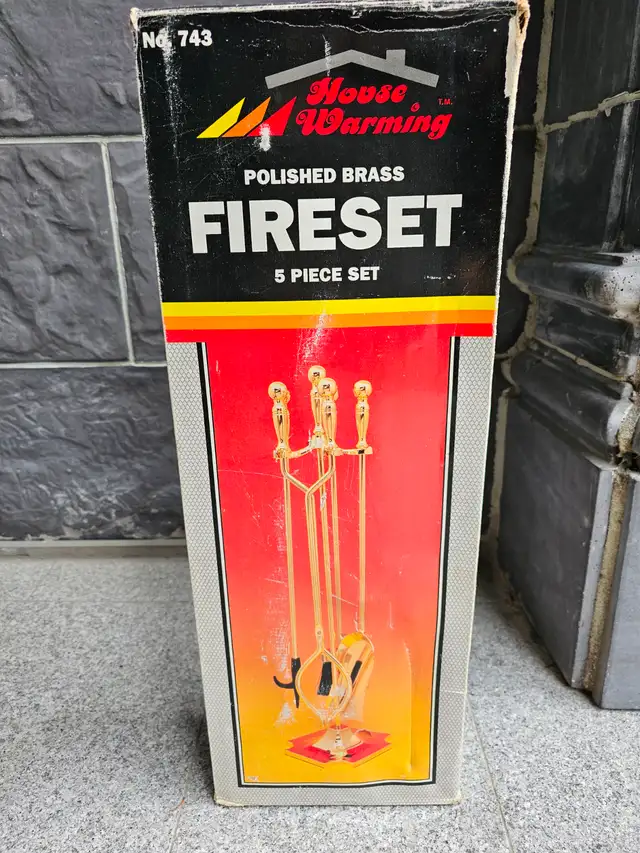 Brass Fireplace Fireset - Photo 2