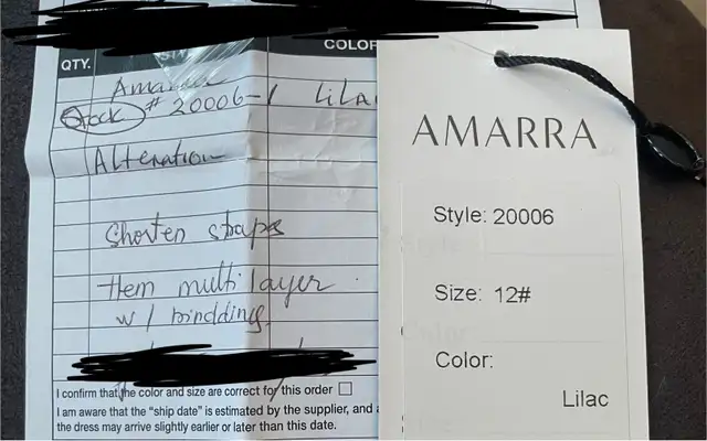 Amarra Prom/Graduation Woman’s Dress Purple - Photo 6