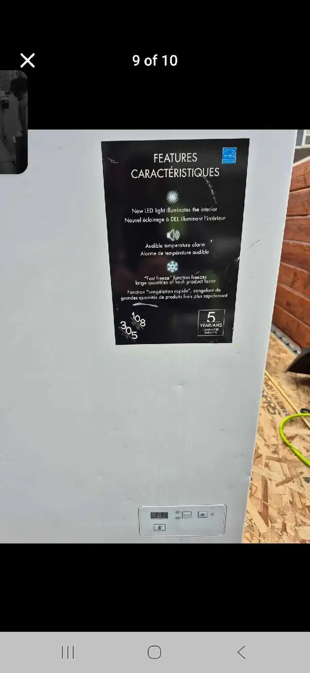 danby 10.8 cubic foot freezer. WILL DELIVER! - Photo 8