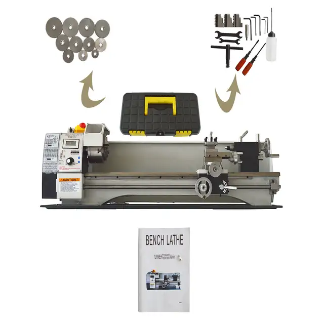 824" Inch Precision Metal Bench Lathe1100W 028331 - Photo 10