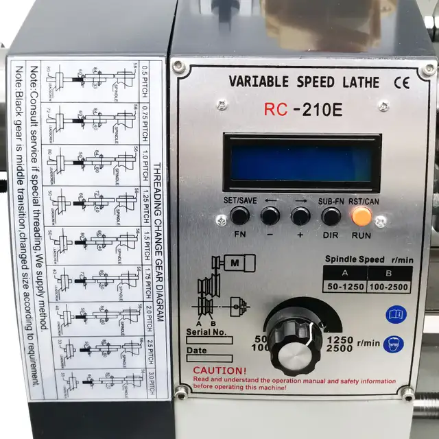 RC-210E 8'32' 2Head 2Chuck Electronic Pulse Metal Lathe 028364 - Photo 7