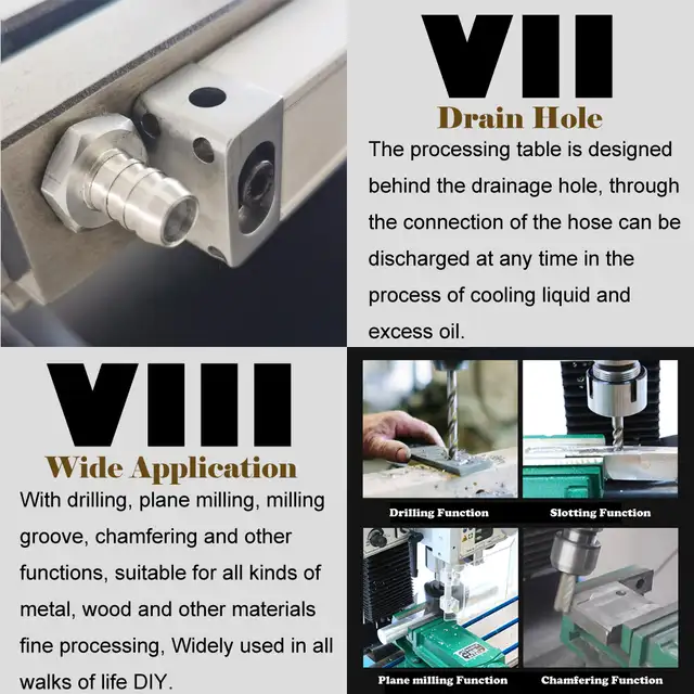 RCOG-28V R8 Bench top Milling &Drilling Machine 028356 - Photo 9