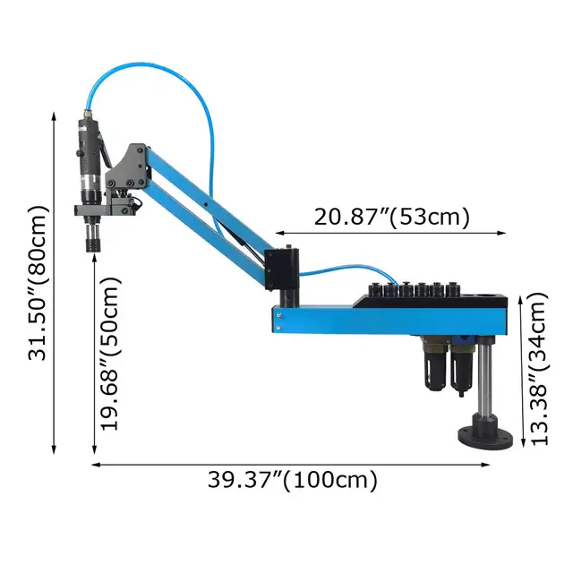 M3-M12 Universal 360°Pneumatic Tapping Machine 056352 - Photo 3