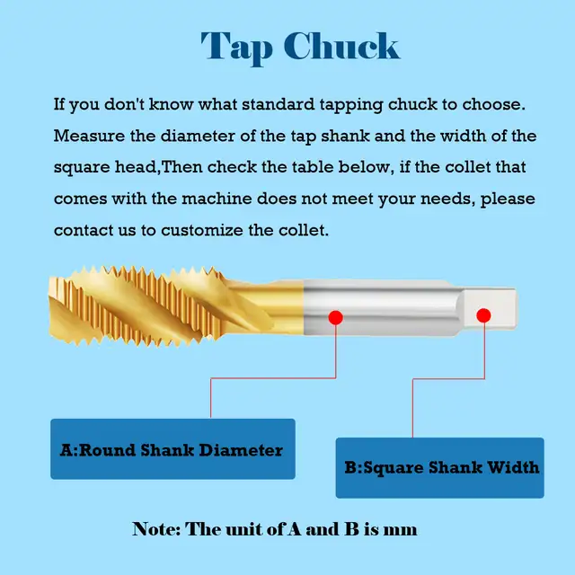 M3-M12 Universal 360°Pneumatic Tapping Machine 056352 - Photo 10