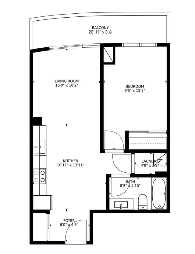 Furnished large 1 bedroom Condo with wifi parking Yonge&&Steeles - Photo 9