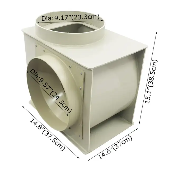 110V PP250 Centrifugal Blower Fan Lab Fume Hood 1450r/min 056778 - Photo 2