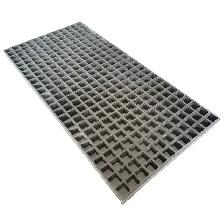 Rectangular 3.3’1.6’1.5’’ Grey Fiberglass FRT Grating 056899
