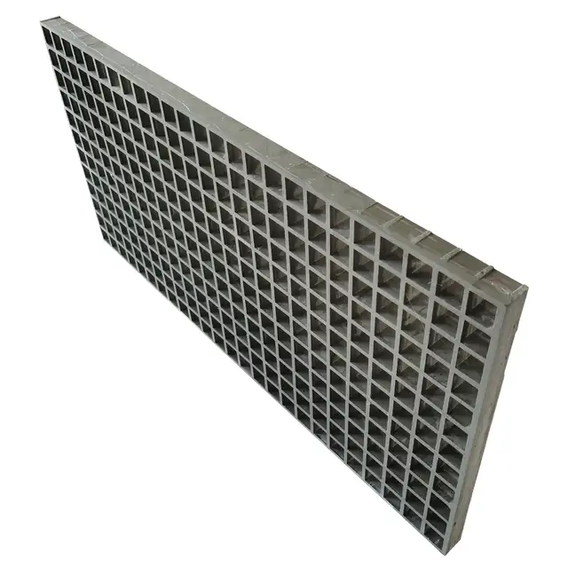 Rectangular 3.3’1.6’1.5’’ Grey Fiberglass FRT Grating 056899 - Photo 6