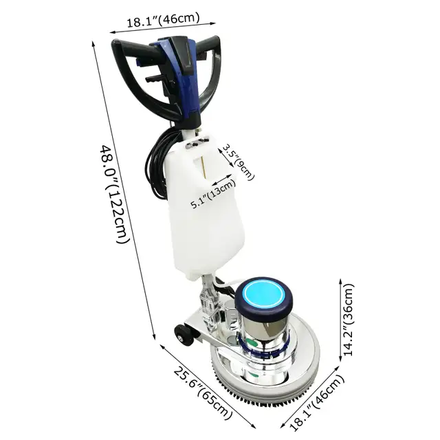 110V 18' Floor Scrubber Buffer Polisher Machine 056918 - Photo 2