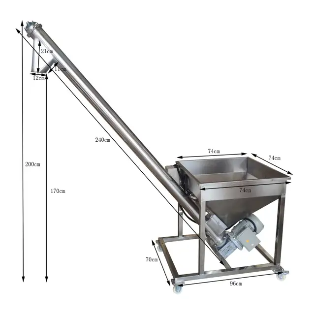 Screw Type Powder Automatic Feeding Machine 220V 188002 - Photo 3