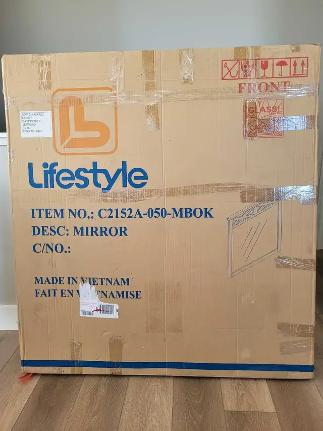 Mirror top dresser or at the Wall