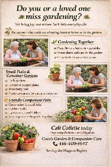 Gardening Assistance for seniors