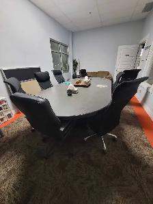 Conference/Boardroom Table   10 Office Chairs- $500 OBO
