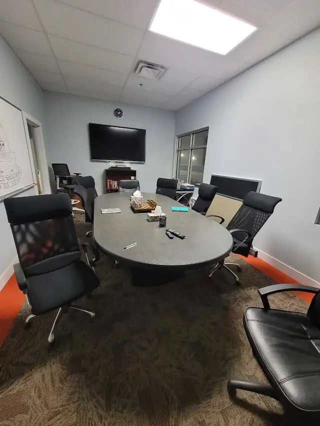 Conference/Boardroom Table   10 Office Chairs- $500 OBO - Photo 3