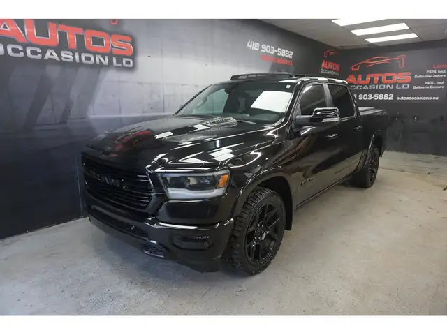 2022 Ram 1500 LARAMIE V8 5.7L 4X4 CREW CUIR - TOIT PANO GPS NAV - Photo 3