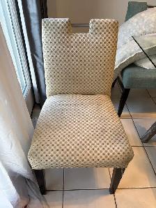 2 Benches   2 Chairs (Part of Dinette Set) – $250 for All