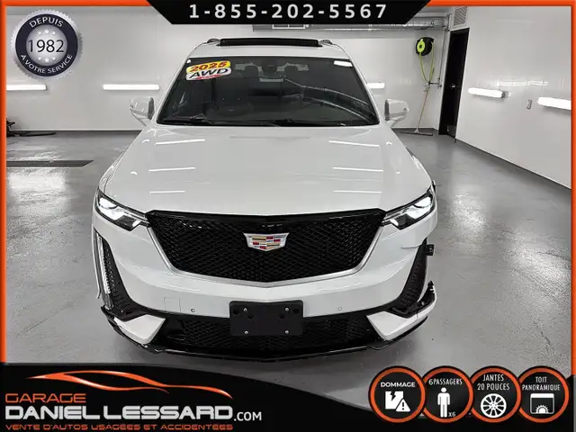 Cadillac XT6 SPORT AWD, 6 PLACES, TOIT PANO, BOSE, MAGS 20P 2025