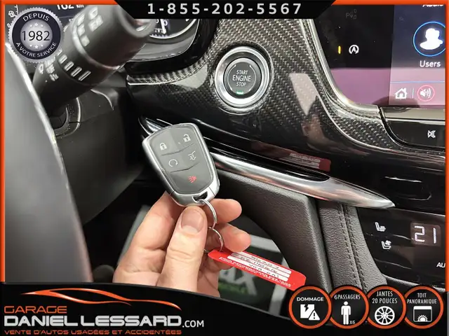Cadillac XT6 SPORT AWD, 6 PLACES, TOIT PANO, BOSE, MAGS 20P 2025 - Photo 42