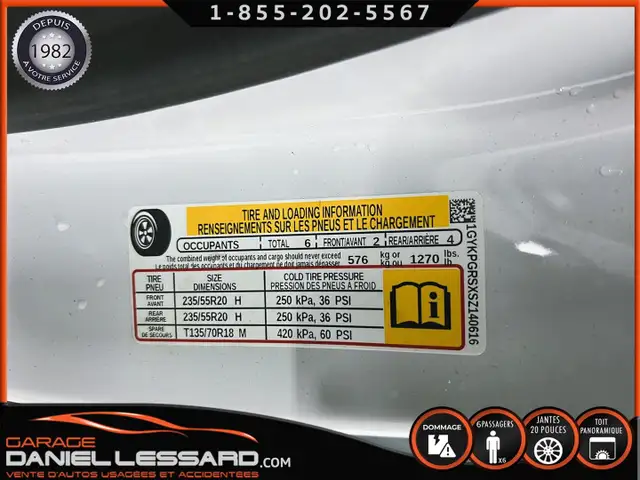 Cadillac XT6 SPORT AWD, 6 PLACES, TOIT PANO, BOSE, MAGS 20P 2025 - Photo 45