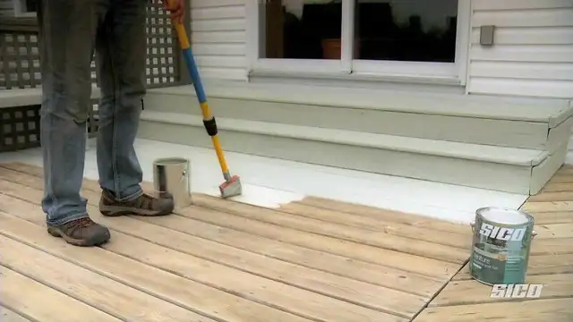 PEINTURE DE BOIS ET TEINTURE DE PATIO