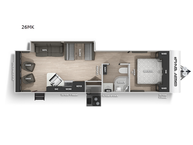 2023 Forest River RV Cherokee Grey Wolf 26MK - Photo 2