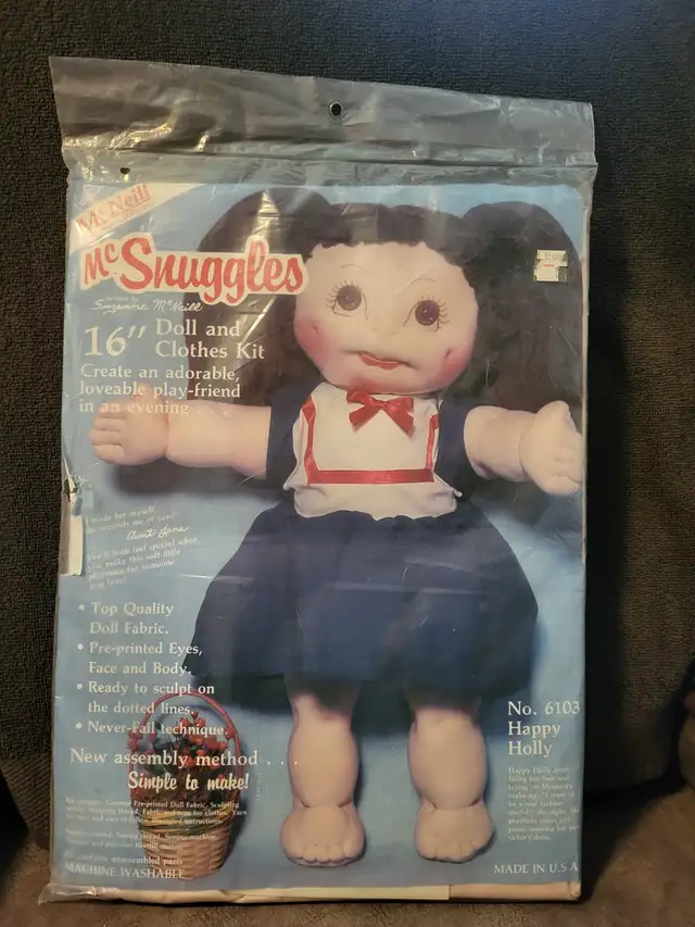 1984 Mc Snuggles Happy Holly 16' Doll