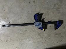 Irwin Clamps. Quick grip. Set of 6. 2 @ 45  inch. 4 @34 inch.  @