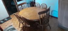 7 Piece Oak Dining Set