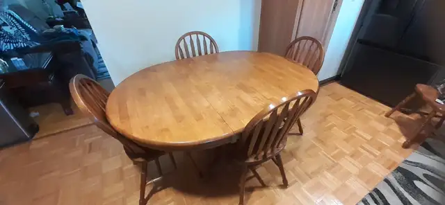 7 Piece Oak Dining Set - Photo 2