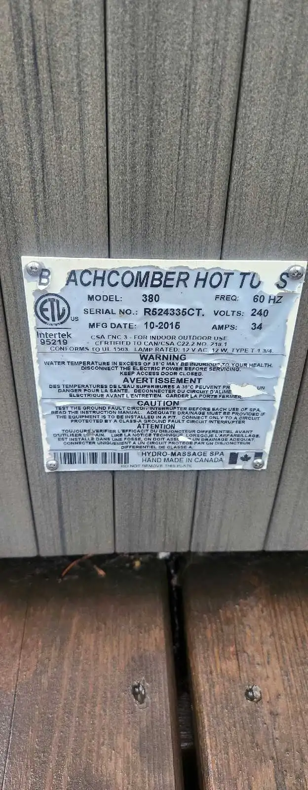 2015 Beachcomber Hot Tub - Photo 3