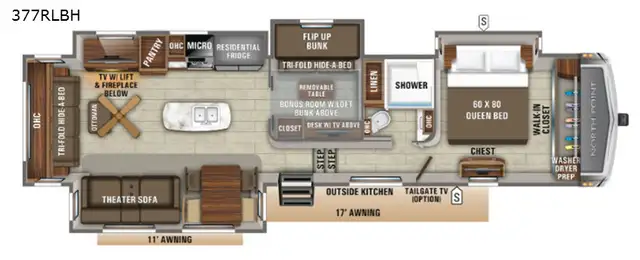 2020 Jayco North Point 377RLBH