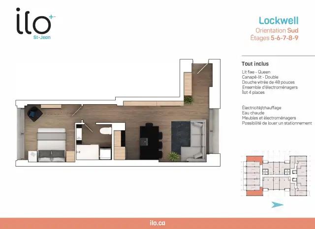 3 ½ entièrement meublé à louer Saint-Jean-Baptiste octobre 2026 - Photo 13