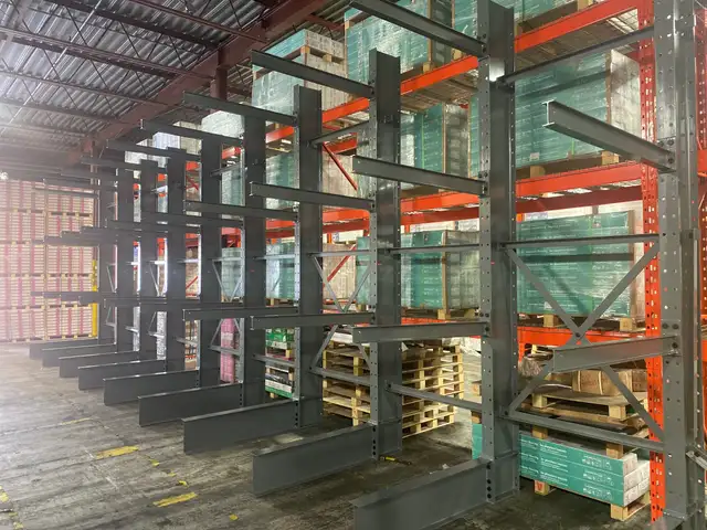 12’ tall cantilever racking in stock - quick ship ready. - Photo 8