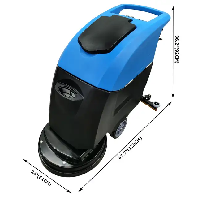 20' Brush Commercial Auto Floor Scrubber Drying Machine 056819 - Photo 4