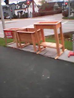 hand Crafted Raised garden containers