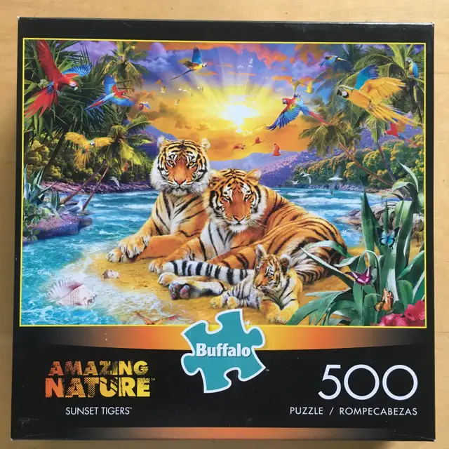 PIÈCES MANQUANTES- Casse-têtes /Puzzles (10 CT) – 500 pièces(K1)