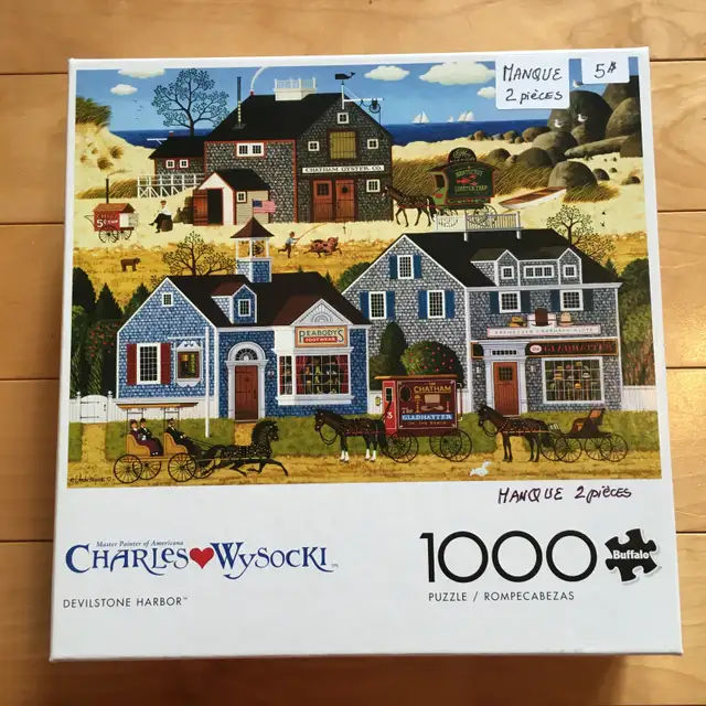 PIÈCES MANQUANTES - Casse-têtes /Puzzles (10 CT) – 530@1000 pièc - Photo 9