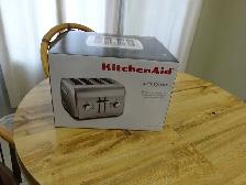 Kitchen Aid Brand new brushed SS 4 slice toaster