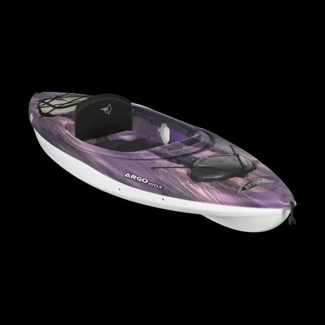 Pelican premium Argo 100x exo kayak with paddle - pink or blue - Photo 2