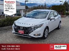 2024 Nissan Versa S S CVT, ONE OWNER, NO ACCIDENTS, NEAR NEW...