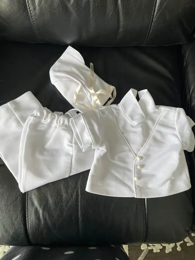 BAPTISM (BOYS WHITE) 3 PIECE OUTFIT