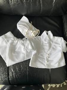 BAPTISM (BOYS WHITE) 3 PIECE OUTFIT