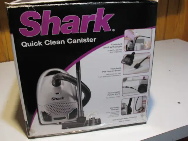 SHARK Quick Clean Canister Vacuum Cleaner, LIKE NEW - Photo 2