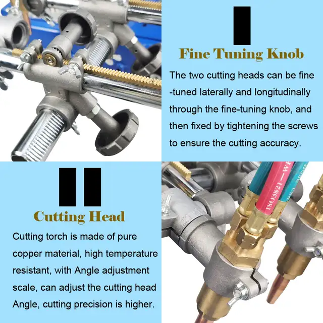 Double Cutting Torch Gas Cutting Machine 028183 - Photo 4