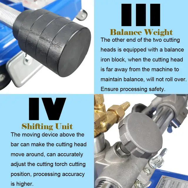 Double Cutting Torch Gas Cutting Machine 028183 - Photo 5