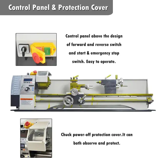 839' Electronic Pulse Metric/Imperial Lathe 028501 - Photo 5
